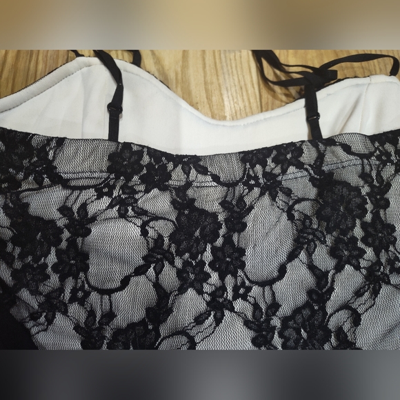 Speechless black lace cocktail formal dress sz S Lined and net lining - Picture 12 of 16